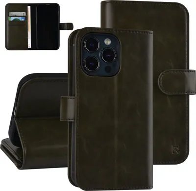 Produktbild von UNIQ Accessory Book type case iPhone 13 Pro - Card holder - Magnetic closure - Dark Green
