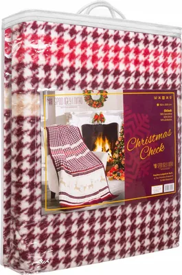 Zdjęcie produktu dla Świąteczny Koc Kołdra Miękki Bawełniany Koc Naturalny 150X200 Cm