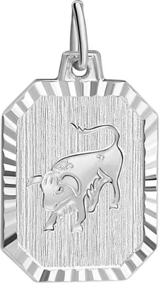 Produktbild von V Anhänger Sternzeichen Stier 925/- Sterling Silber 2,2cm weiß 203240121ST