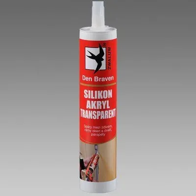 Obrázek produktu pro DEN BRAVEN silikon akrylátový tmel 280ml transparentní 20201RL