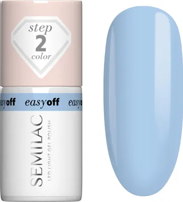 Produktbild von SEMILAC Easy Off Hybrid Nagellack LED-Licht Azulblau 7 ml