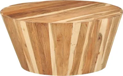 Produktbild von Couchtisch Ø65x31 cm Massivholz Akazie