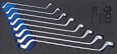 Obrázek produktu pro BGS technic Tool Tray 1/3: Double Ring Spanner Set, 1640 mm, 1,64 kg