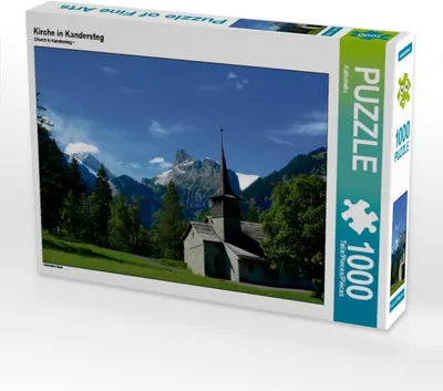 Produktbild von Calvendo Kirche in Kandersteg 1000 Teile Puzzle quer 640x480mm, CALVENDO; 7311911