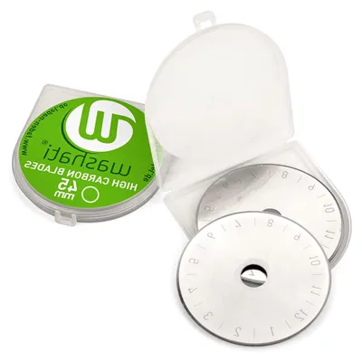 Produktbild von 10 Stück 45 mm Rollschneiderklingen, Ersatzklingen für Rollschneider