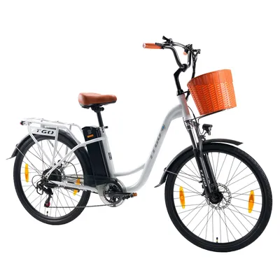 Produktbild von E-Bike 26 Zoll YY-26ST 36V 14 5Ah Akku bis 75km Reichweite Shimano 6 Gang Scheibenbremsen Gefederte Vordergabel