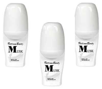Produktbild von Bettina Barty Musk Roll-On Deodorant 3 x 50 ml