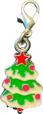Produktbild von Tannenbaum Charm Weihnachten Miniblings Anhänger Weihnachtsbaum emailliert