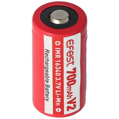 Produktbild von Efest IMR 16340 V2 700mAh 3,7V Pluspol erhöht LiMn (IMR) Akku