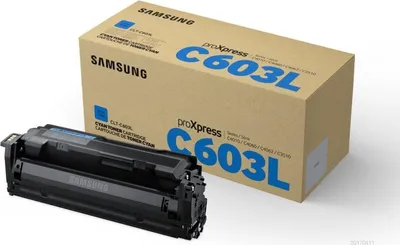 Produktbild von Samsung CLT-C603L Cyan Original Tonerkartusche mit hoher Reichweite, Cyan, 1 Stück(e)