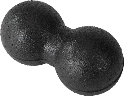 Produktbild von GORILLA SPORTS® Faszienball - Duo Ball, für Selbstmassage, 16 x 8,2 cm, für Rücken und Wirbelsäule, Schwarz - Massageball, Peanut Duoball, Faszien-ball, Lacrosse Ball, Doppelball, Faszientraining