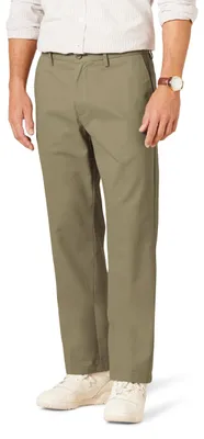 Produktbild von Amazon Essentials Herren Classic Fit Knitterfreie Flatfront-Chino Stoffhose, Kaki Beige, 30W / 34L