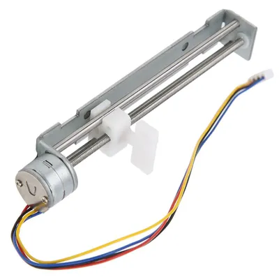 Produktbild von 2-Phasen-4-Draht-Linearschrittmotor, Schraubschiebetisch, 4-9 V Antriebsspannung, 18° Schrittwinkel