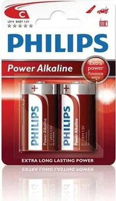 Image de Philips baterie C PowerLife, alkalická - 2ks