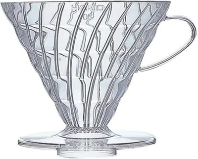 Produktbild von Hario VD-03T, Transparent, 6 Tassen, V60, 157 mm, 13,7 cm, 122 mm