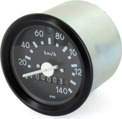 Produktbild von Tachometer Ø60mm bis 140km/h, mit Blinkkontrolle, 12V - Simson S50, S51, S70, S53, S83