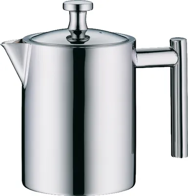 Produktbild von alfi Teekanne, Edelstahl poliert 1,4 l mit herausnehmbaren Teesieb, spülmaschinenfest - 2109.000.140