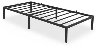 Immagine prodotto di Letto Pieghevole in Metallo 90x200 cm Letto per Ospiti Salvaspazio con Struttura e Rete a Doghe Nero 6 Gambe 10 Doghe