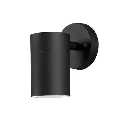 Image de Konstsmide Modena Grande applique murale en aluminium laqué noir avec verre transparent