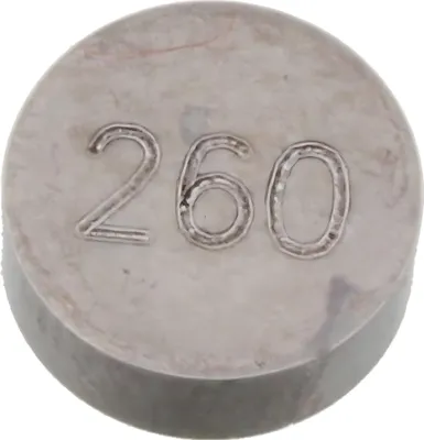 Obrázok produktu pre Ventil-Einstellplättchen JMP 7,5mm 2,60 für Suzuki GSX 12 FA F / GSF Bandit SA , Honda CBF A 50 / 125 / 150 / 250 / 300 / 320 / 321 / 400 / 450 / 500 / 510 / 530 / 600 / 630 / 630 / 636 / 650 / 660 / 675 / 689 / 700 / 750 / 765 / 765 / 779 / 800 / 847