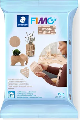 Produktbild von STAEDTLER lufttrocknende Modelliermasse Fimo Air 350g Holz 1 Stück