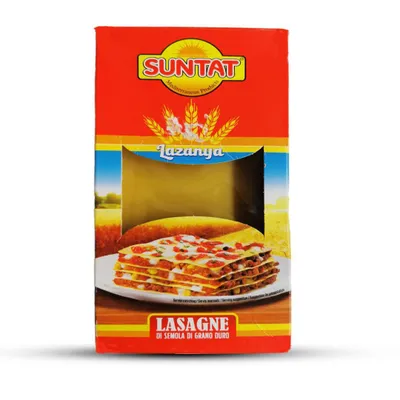 Produktbild von Nudeln Suntat | Lasagne Hartweizengrieß | Für italienische Klassiker | 500 g