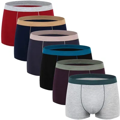 Productafbeelding van Set van 6 Zachte Boxer Shorts van Modal