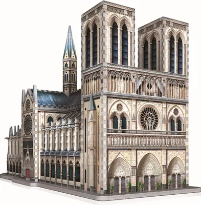 Image de Notre-Dame de Paris. pUZZLE 3D (830 pièces)