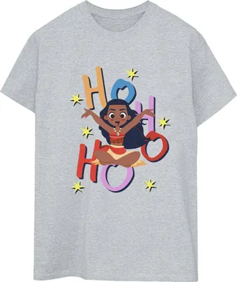 Immagine prodotto di Moana - Maglietta "Ho Ho Ho" da donna BI54056 (XL) (Grigio sport)