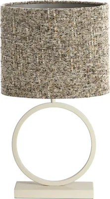 Produktbild von Light & Living - Tischleuchte Liva/Osire – Creme/Braun – 30x15x68cm Tischlampe - Nachttischlampe, Wohnzimmer, Schlafzimmer