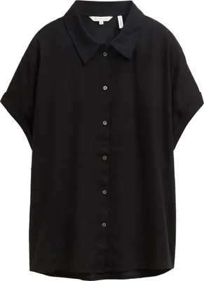 Produktbild von Loose Fit Bluse mit Leinenanteil