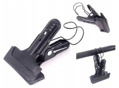 Immagine prodotto di Morsetto metallico a molla - Clip da studio grande con gancio - Morsetto per fondali / H6803