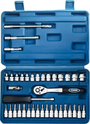Produktbild von Kunzer Steckschlüsselsatz 1/4", 38-tlg. 71438