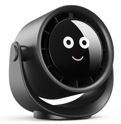 Image de Ventilateur USB portable Fitabok, 5 vitesses, rotation à 360°