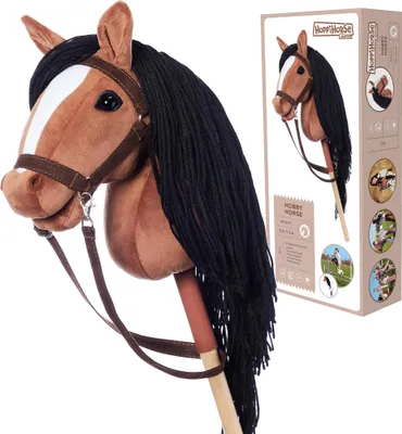 Obrázok produktu pre Hobbyhorse A3 | Hobbyhorse | Brown hobbyhorse | + sada príslušenstva