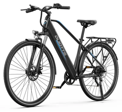 Immagine prodotto di Bicicletta elettrica per adulti - C29 Lite - Motore brushless da 250 W - Batteria al litio da 36 V - Autonomia 31–60 km - Ruote da 70 cm - Velocità massima 25 km/h - Bianco