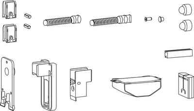 Produktbild von HAUTAU ATRIUM HS, 103, für Führungsschiene Nr. 2 und 3, Schema A, 1 Stk