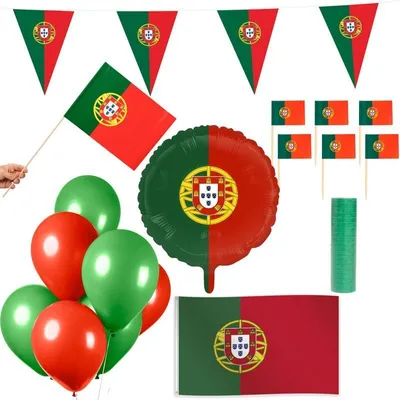 Produktbild von Portugal Party Deko Set 74 tlg. Partyset Partydeko