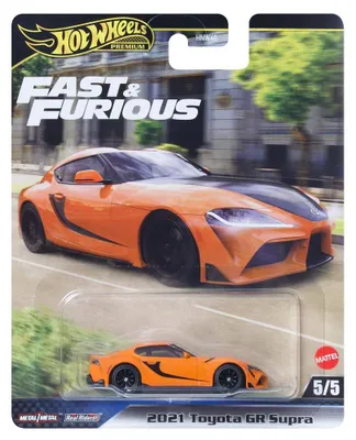 Productafbeelding van Hot Wheels Fast & Furious 2020 Toyota Supra, Auto, 3+ jaar, Metaal, Oranje