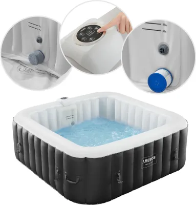 Produktbild von Arebos AR-HE-SPA6SLH, Schwarz, 650 mm, 26 kg