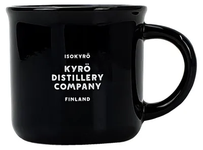Produktbild von 2x Kyrö Tasse / Becher in Schwarz Gin Finnish Rye Gin Oak Barrels