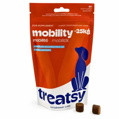 Zdjęcie produktu dla Treatsy Suplement diety – Mobilność dla psów małych i średnich ras (do 25 kg)
