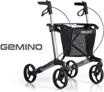Produktbild von Sunrise Medical GEMINO 30 Rollator apfelgrün, 60 cm breit, 7,1 kg, faltbar