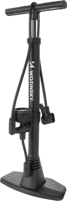 Produktbild von Wozinsky 5907769380792, Boden-Luftpumpe, Kugellager, Fahrrad, Schwarz, T-Typ Griff, 11 bar, Kunststoff