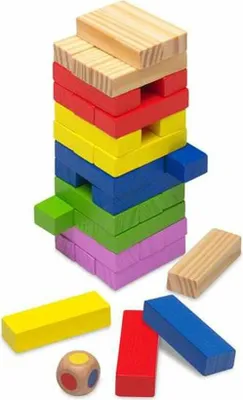 Produktbild von Geschicklichkeitsspiel Cayro Block and block 36 Stücke