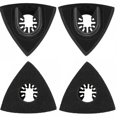 Productafbeelding van Delta Schuurmachine Accessoires - 4 Stuks Schuurpapier voor Multitool