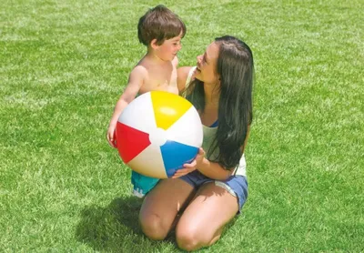 Image de Intex Inflatable Beach Ball Ø 51 Cm | Tricolor