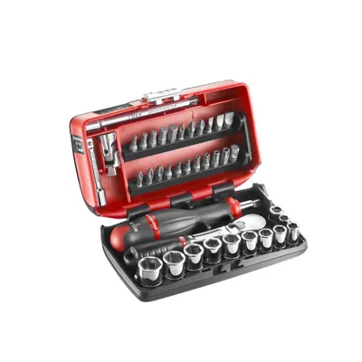 Produktbild von Facom Steckschluessel-Set 1/4Z Zoll 38-tlg