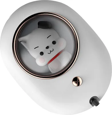 Obrázek produktu pro Nástěnný dávkovač mýdla Space Capsule Design Dobíjecí automatický dávkovač pěnivého mýdla na zeď s úsporou místa Bílá