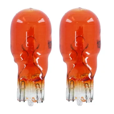 Produktbild von 2x 12V 10W T13 W2.1x9.5D orange glühbirne glühlampe wedge auto motorrad moped roller